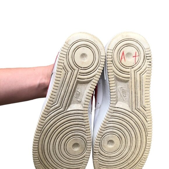 Custom Nike Air Force 1 Size 6 'Red Swoosh' - Picture 9 of 9